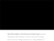 Tablet Screenshot of newriverbikes.com